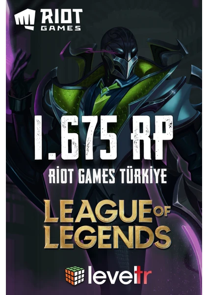 Riot Games League Of Legends 1675 Rp - Riot Games - Lol