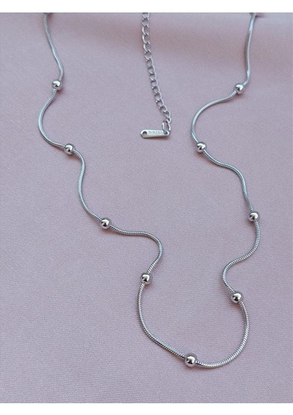 Çelik 60-65 cm Topçuk Silver Kolye fiyatları