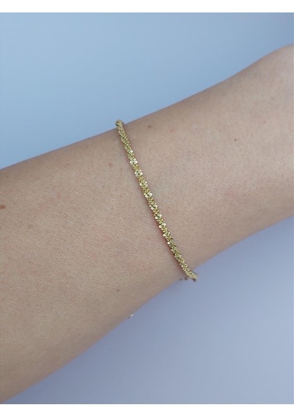 Çelik Işıl Gold Bileklik (3 Mm) modelleri