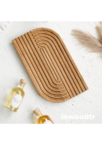 Ahşap Gökkuşağı Sunumluk Kahve Ürün Sunumluk modelleri