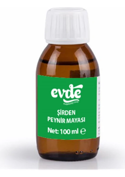 Evde Kolay Şirden Peynir Mayası 1 x 100 ml