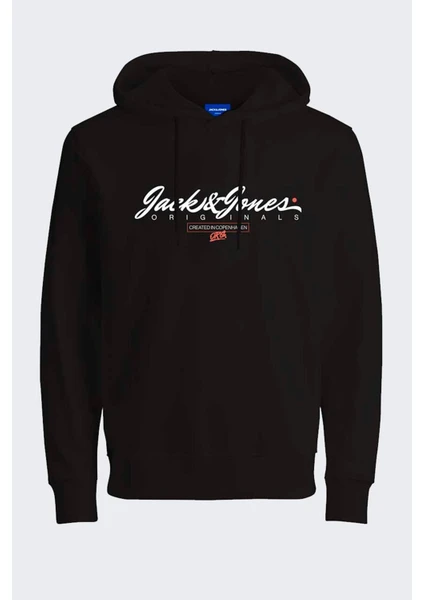 Jack & Jones Jorsymbol Sweat Hood Fst Siyah