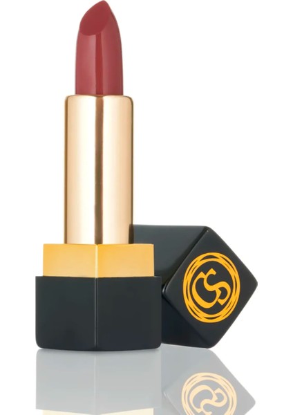 Silk Velvet Lipstick Ruj 06 Maroon Six, Nemlendirici Etki, Yoğun Pigmentasyon, Kadifemsi Dudaklar