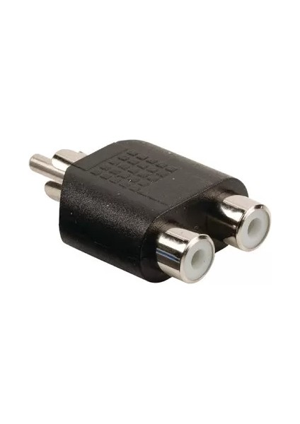 Valuelıne Ses Splitter Rca Erkek Siyah Kalın