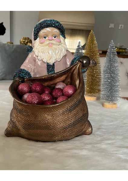 Yılbaşı Özel Noel Baba Dekoratif Biblo