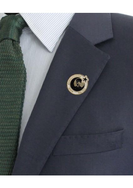 100. Yıl (Yüzüncü Yıl Rozeti) Metal Yaka Rozeti Özel Tasarım 1 Adet fiyatları