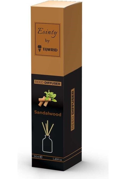 Esinty Bambu Çubuklu Oda Kokusu 50 ml Sandalwood (Sandal Ağacı)