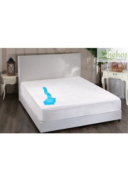 Bambu Kapitone Su Sıvı Geçirmez Yatak Koruyucu Alez Fitted Full Kenar Alez Çarşaf Tek Çift Battal (8 Farklı Ebat)