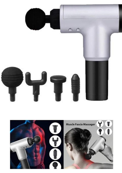 Masaj Tabancası Kas Rahatlatıcı Şarjlı Massage Gun