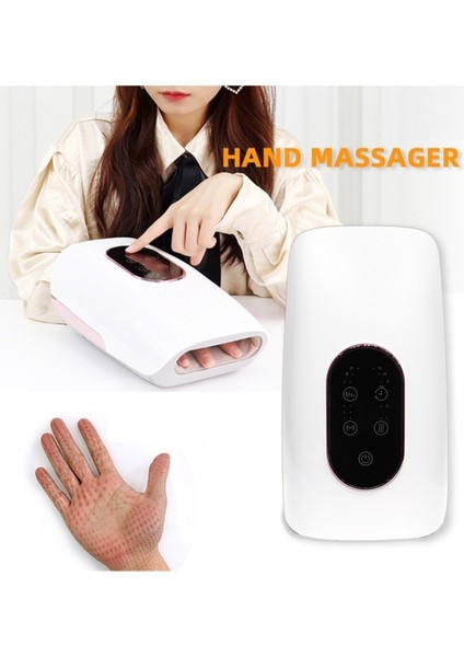 Şarjlı El Masaj Aleti Cihazı El Parmak Akupunktur Noktası Hava Basınçlı El Masaj Cihazı