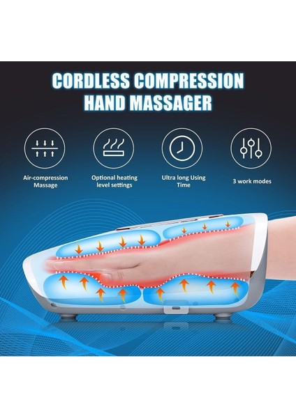 Şarjlı El Masaj Aleti Cihazı El Parmak Akupunktur Noktası Hava Basınçlı El Masaj Cihazı modelleri