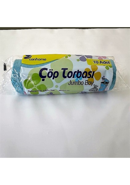 Ayliz Plast & Ambalaj Jumbo Boy Ev Ofis Çöp Torbası 80X110 cm 5 Rulo 50 Adet