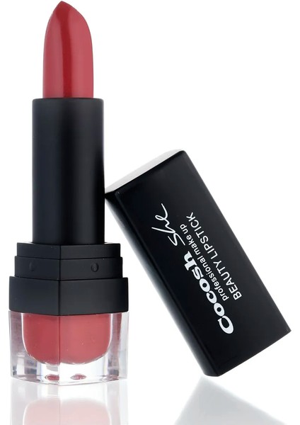 Beauty Lipstick Ruj 03 Rosebush, Kremsi Formül, Saten Görünüm, Orta-Tam Kapatıcılık