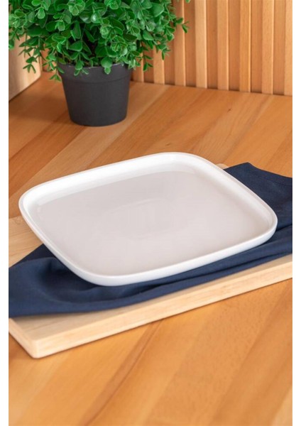 Pure Royal Kare Servis Tabak - 22 cm / 1 Adet