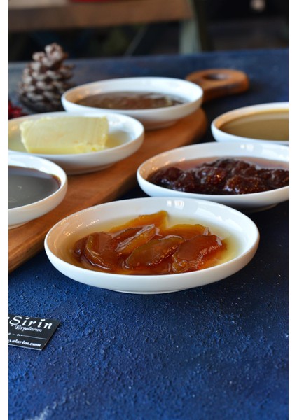 Aria Collection 6 Lı Oval Mini Kayık / Meze Tabak - 13 cm fırsatları