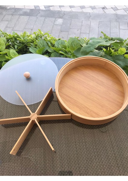 Bambu 6 Bölmeli Kapaklı Sunumluk & Çerezlik modelleri