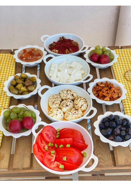 Porselen Kulplu Meze Tabak / Adet fırsatları
