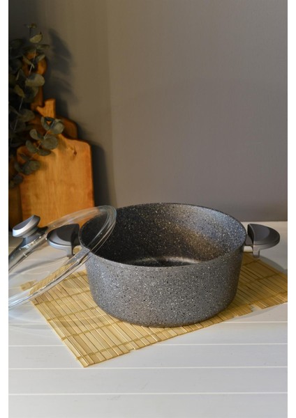 Oms Granit Derin Tencere 28 cm
