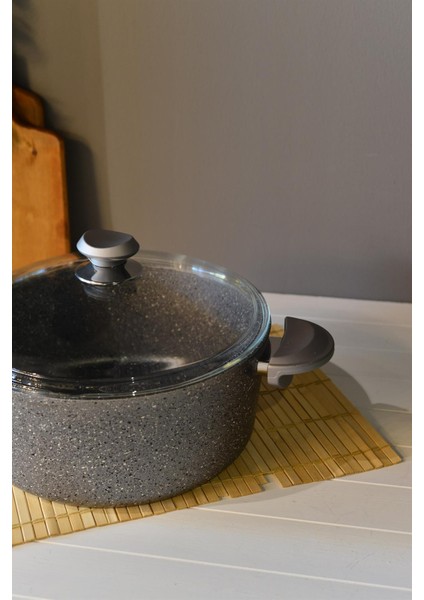 Oms Granit Derin Tencere 28 cm