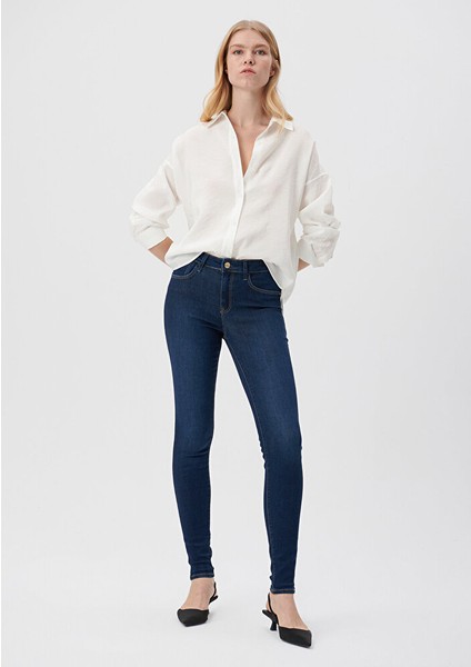 Alissa Koyu Gold Premium Jean Pantolon fiyatları