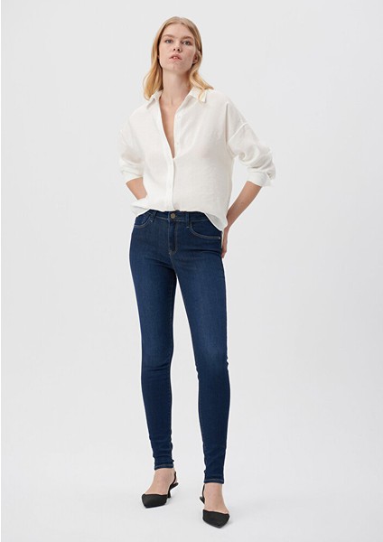 Alissa Koyu Gold Premium Jean Pantolon