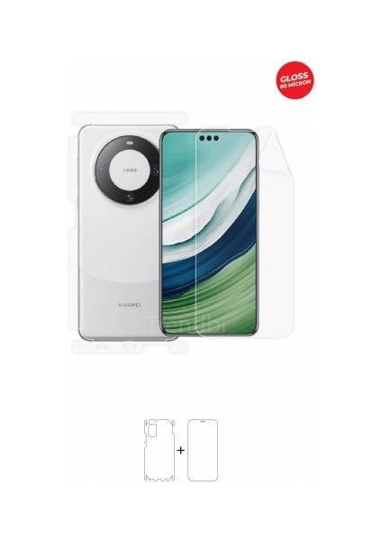 Huawei Mate 60 Pro Ön, Arka ve Yan 360 Derece Tam Kaplama Tpu Film