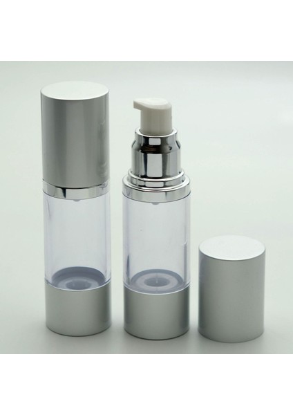 Boş Krem ve Losyon Şişesi 30 ml (2 Adet) Boş Airless Şişe