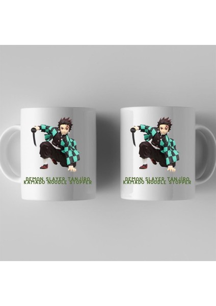 Demon Slayer Tanjiro Kamado Noodle Stopper Tasarımlı Kupa Bardak modelleri
