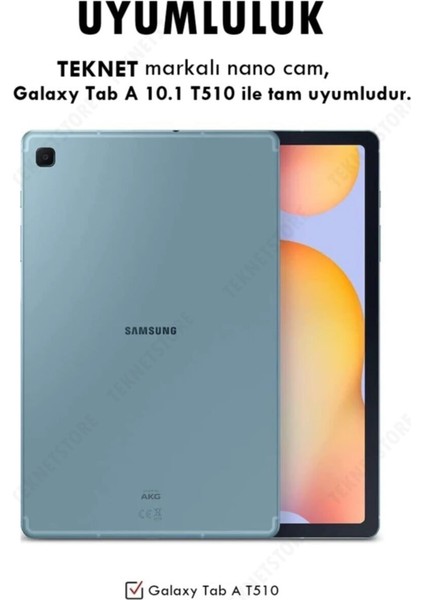 Samsung Galaxy Tab A 10.1" Inç T510 (2019) Tablet Nano Kırılmaz ekran koruyucu