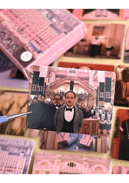 The Grand Budapest Hotel Filmi 50 Adet Sticker / Bullet Journal / Defter Süsleme/Etiket/Çıkartma