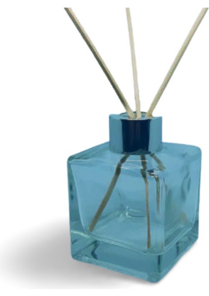 Boş Parfüm Şişesi 110 ml (5 Adet) Kare Bambu Boş Şişe