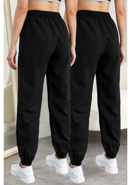 KIŞLIK Bol Eşofman Altı Set Ikili 2li Oversize Erkek Kadın Unisex Paçası Lastikli modelleri