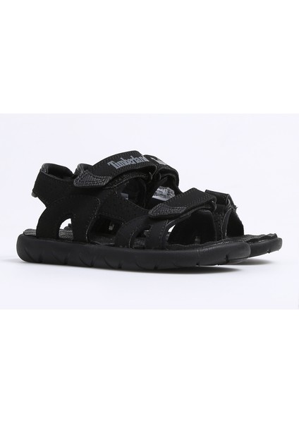 Siyah Erkek Çocuk Yürüyüş Ayakkabısı TB0A1QXQ0011 Perkins Row 2-Strap