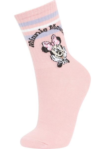 Kız Çocuk Disney Mickey & Minnie 2'li Pamuklu Uzun Çorap A6198A8NS fiyatları