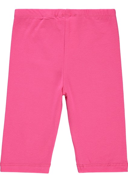 Kız Çocuk Kısa Tayt 2-5 Yaş Pembe Sıklamen