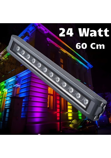 24W Power Wallwasher Ultra Slim (60CM)(AMBER) fiyatları