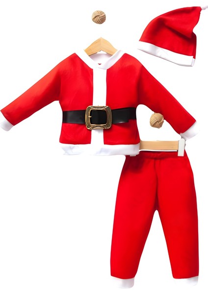 Noel Baba Kostüm, Yılbaşı Kostüm Yeni Yıl Bebek Çocuk Giyim. 0-6yaş