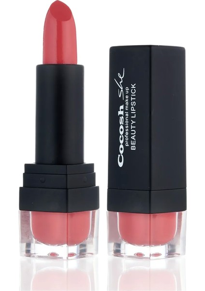 Beauty Lipstick Ruj 04 Cider, Kremsi Formül, Saten Görünüm, Orta-Tam Kapatıcılık