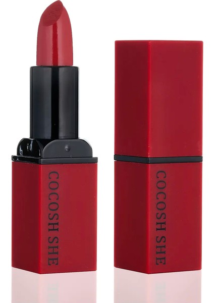 Color Creamy Lipstick Ruj 03 Bloody, Nemlendirici Etki, Kremsi Formül, Yumuşak Bitişli