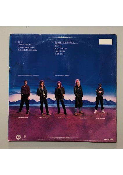 Night Ranger Big Life Lp Plak (1987 Dönem Avrupa Baskı)