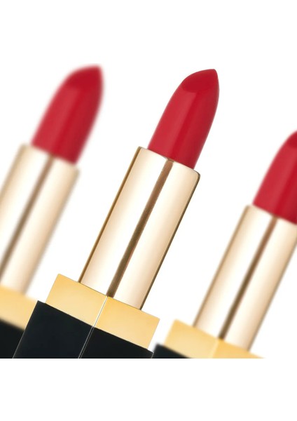 Silk Velvet Lipstick Ruj 02 Crimson, Nemlendirici Etki, Yoğun Pigmentasyon, Kadifemsi Dudaklar