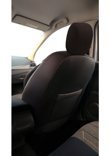 Axiom Comfort Serisi - Opel Antara ile Uyumlu Koltuk Kılıfı, Keten-Deri / Haki fiyatları