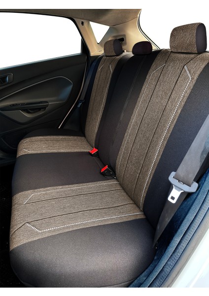 Axiom Comfort Serisi - Opel Antara ile Uyumlu Koltuk Kılıfı, Keten-Deri / Haki modelleri