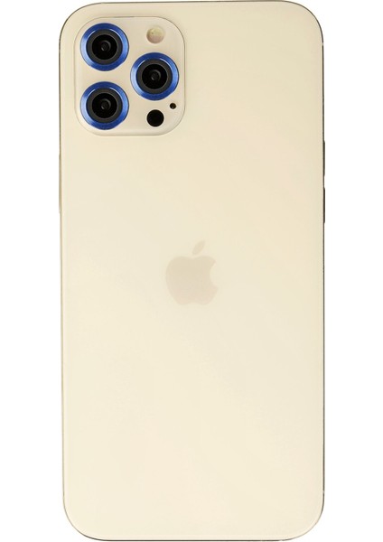 Apple iPhone 12 Pro Max Kamera Safir Lens Koruyucu - Lacivert