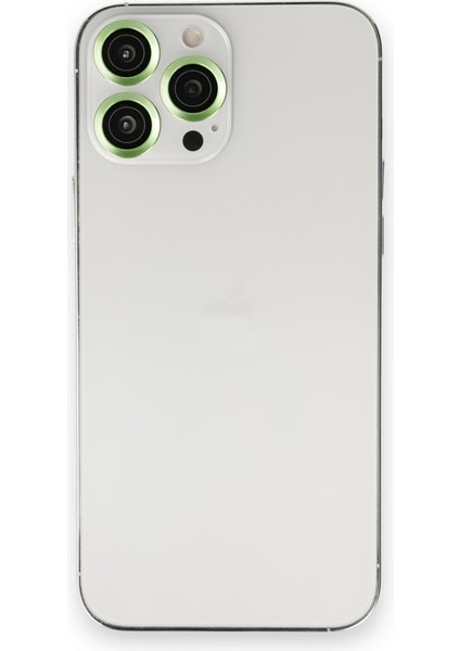 Apple iPhone 14 Pro Max Kamera Safir Lens Koruyucu - Yeşil