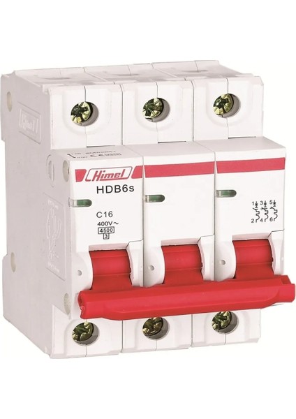 Sigorta 3c 20A 10KA - HDB9H63A3C20