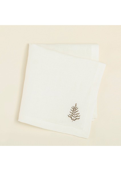 Rodrigo Peçete 45 x 45 cm Ekru/Yeşil