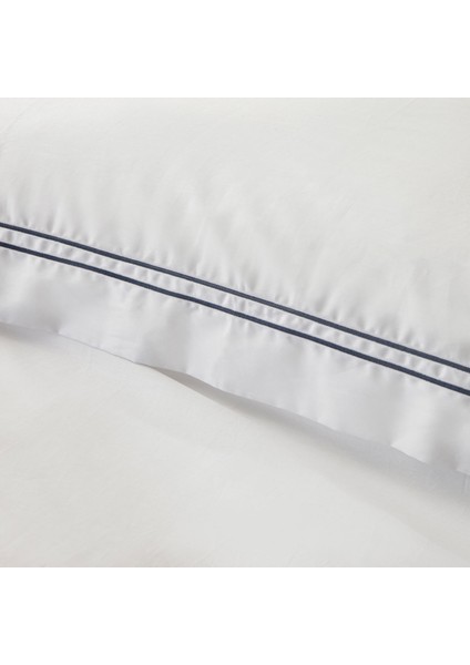 Glad Nevresim Seti 230 x 220 cm Beyaz/Mavi modelleri