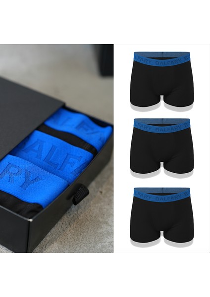 Modal Erkek Boxer 3 Adet Boxer Yumuşak Dokulu