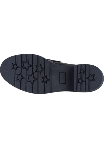 Lacivert Deri Kadın Loafer 01WZ4404